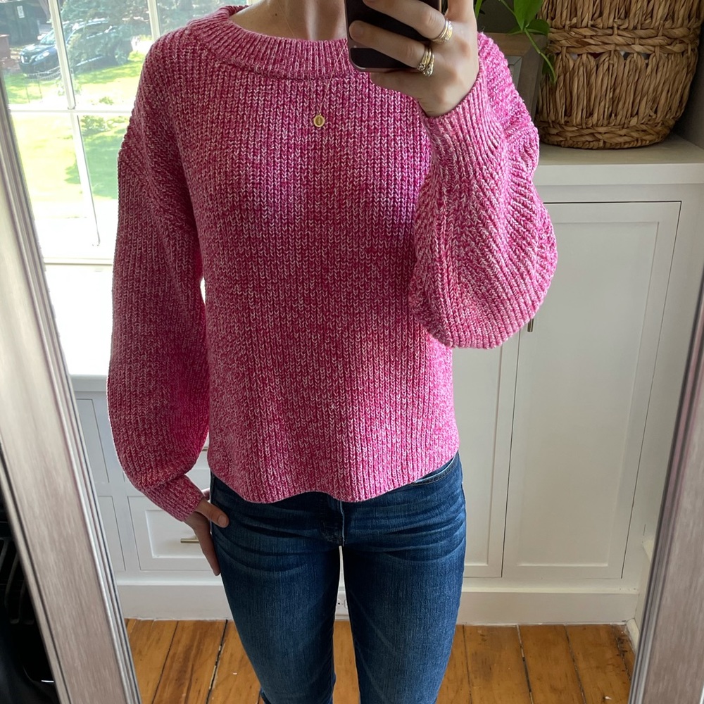 Ann Taylor marled relaxed sweater. - Picture 5 of 13